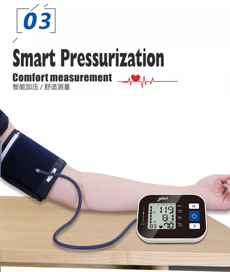 JZIKI 2020 Health monitoring devices digital electronic blood pressure monitors with usb